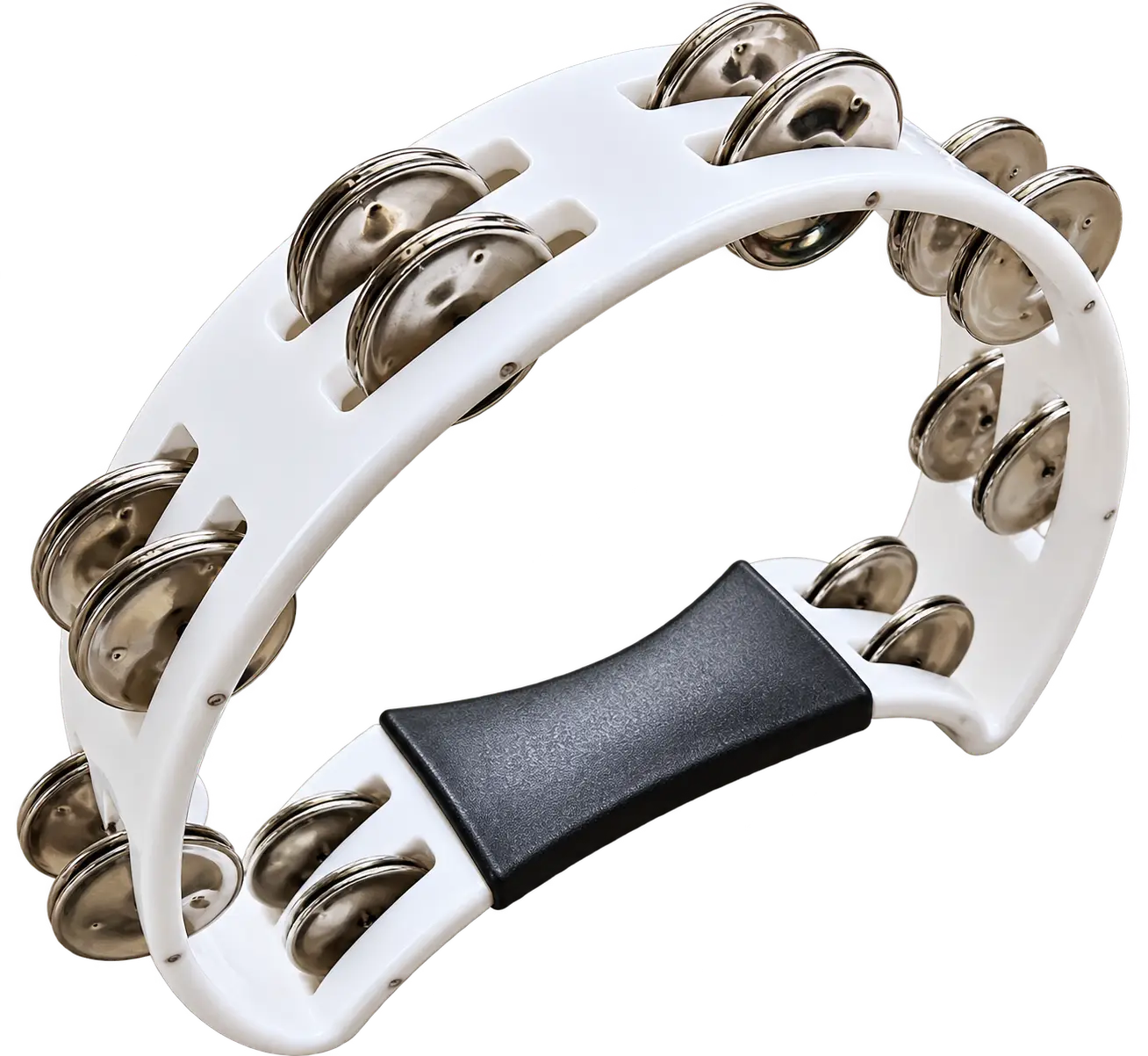 Weißer Schellenring mit doppelten Schellenpaaren